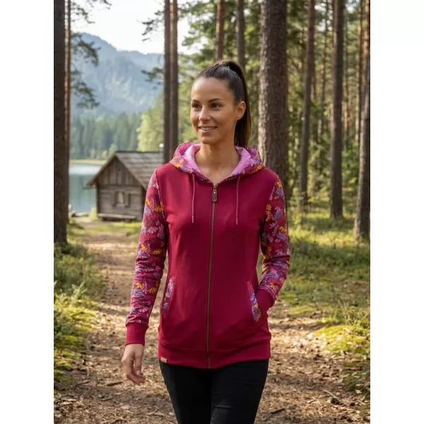  Hanorac de dama ALTISPORT GALAH BURGUNDIA 