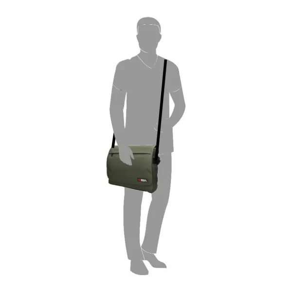  Geanta pentru barbati ENRICO BENETTI Amsterdam Shoulder Bag MĂSLINE 