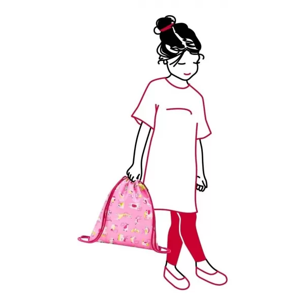  Geanta sport REISENTHEL MYSAC KIDS ABC PRIETENI ROZ 