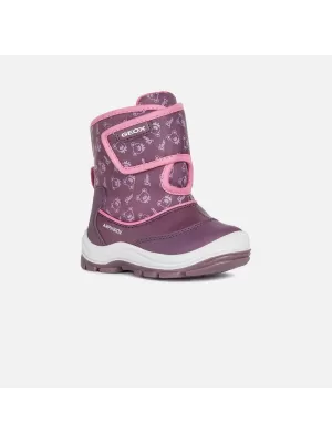 Botine pentru fete GEOX FLANFIL ABX ROZ