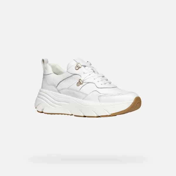  Adidași de damă GEOX IAMANTHA ALB 