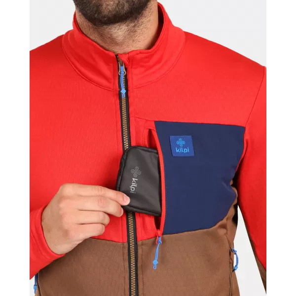  Hanorac pentru bărbați din fleece KILPI ERIN-M ZM0206KI MARO 