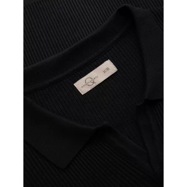  Tricou pentru bărbați OMBRE OM-POSS-0160 NEGRU 