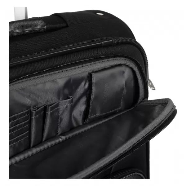  Valiză SKYLINE ORLANDO 4W L NEGRU 
