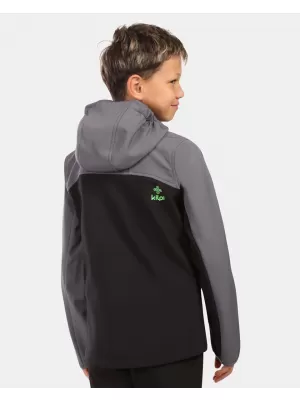 Jachetă softshell pentru copii KILPI RAVIO-J ZJ0105KI NEGRU