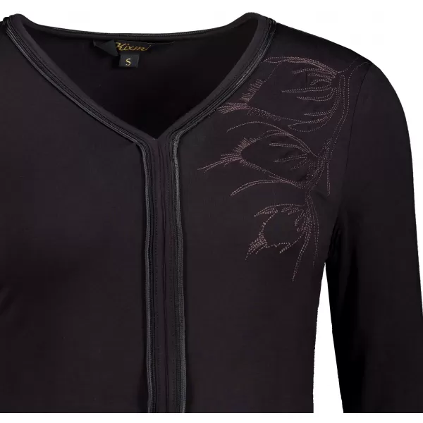  Tricou de damă KIXMI VIOLETTE NEGRU 