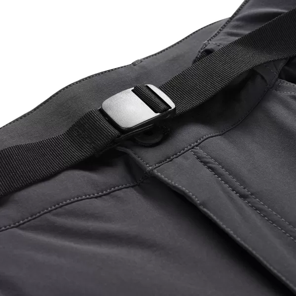  Pantaloni softshell pentru bărbați ALPINE PRO AKAN 2 GRI ÎNCHIS 
