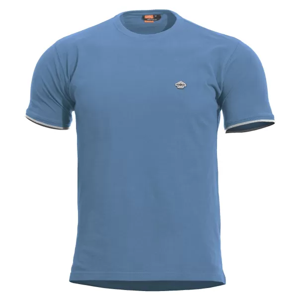  tricou PENTAGON LEVANTES CREWNECK STRIPES K09026 ALBASTRU ZORILOR 