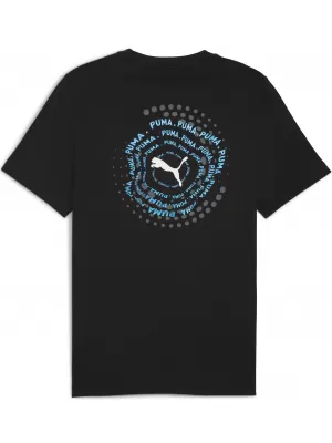Tricou pentru bărbați PUMA GRAPHIC EXECUTION TEE 68804201 PUMA NEGRU