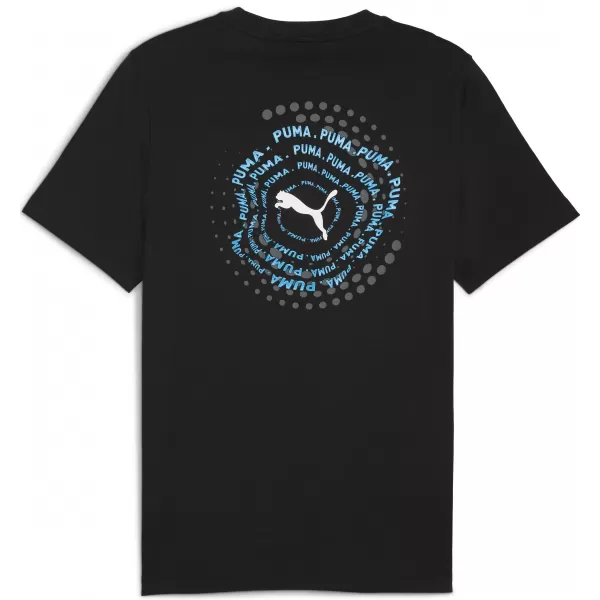  Tricou pentru bărbați PUMA GRAPHIC EXECUTION TEE 68804201 PUMA NEGRU 