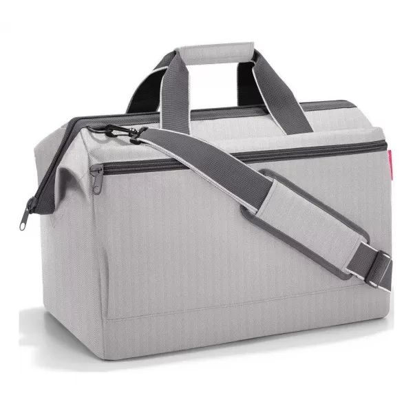 Sac REISENTHEL ALLROUNDER L POCKET GRI HERINGBONE 