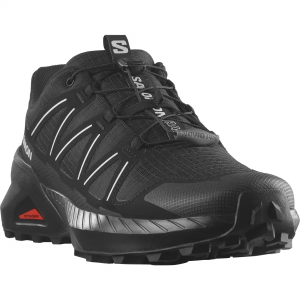  Pantofi pentru bărbați SALOMON SPEEDCROSS PEAK NEGRU/NEGRU/GRI GLACIAR 