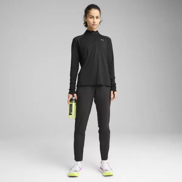  Cămaşă PUMA W RUN VELOCITY CLOUDSPUN 1/4 ZIP 52665001 PUMA NEGRU 