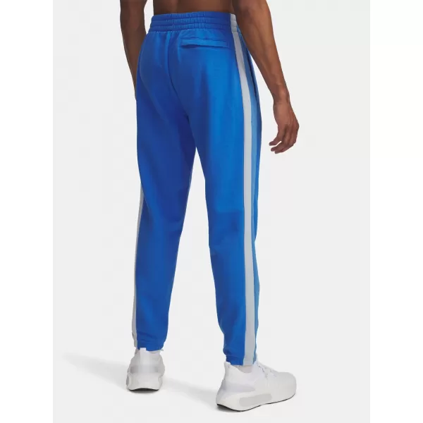  Pantaloni pentru bărbați UNDER ARMOUR RIVAL FLC CB PANTS ALBASTRU 