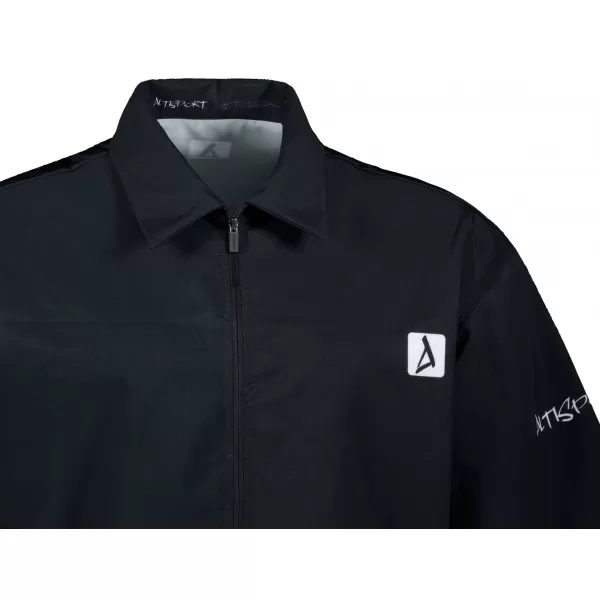  Cămașă premium pentru bărbați ALTISPORT VOJ/ALM051KOS01 ALB-NEGRU 