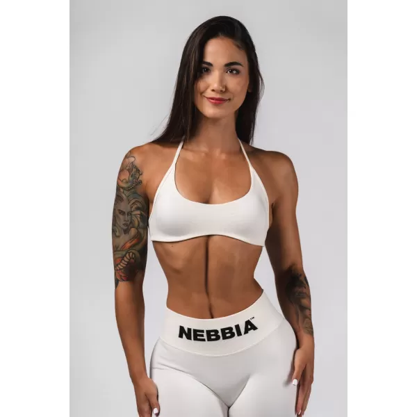  Sutien sport cu ridicare fără cusături FLOW SEAMLESS 495 CREAM Nebbia 