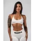 Sutien sport cu ridicare fără cusături FLOW SEAMLESS 495 CREAM Nebbia