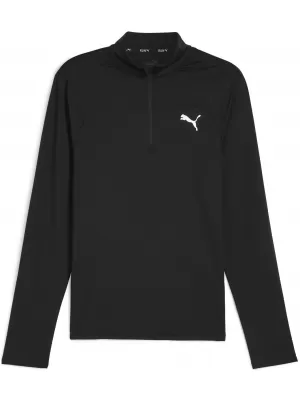 Tricou sport PUMA RUN CLOUDSPUN 1/4 ZIP 52499201 PUMA NEGRU