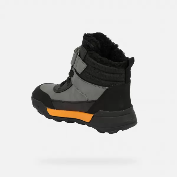  Cizme de iarna pentru baieti GEOX TREKKYUP B ABX J46MBE0MEMSC0036 NEGRU 