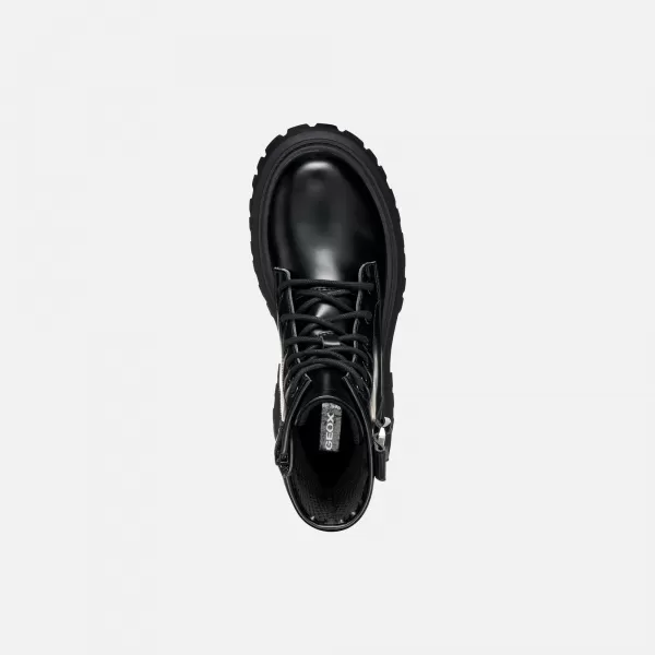  Botine pentru fete GEOX MAQUINNENS J56M6C000CNC9999 NEGRU 