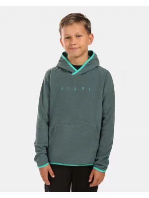 Hanorac fleece pentru băieți KILPI FLOND-JB ZJ0202KI VERDE