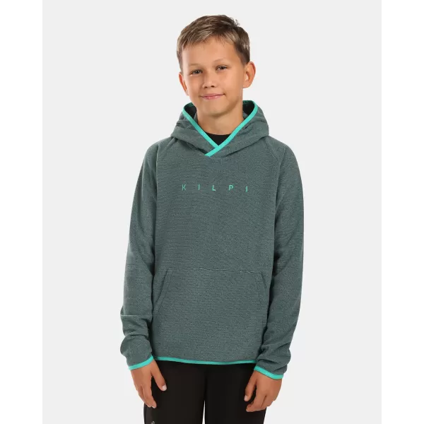  Hanorac fleece pentru băieți KILPI FLOND-JB ZJ0202KI VERDE 