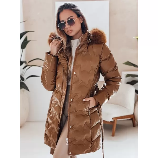  Geacă pentru doamne DSTREET TY4925 CARAMEL 