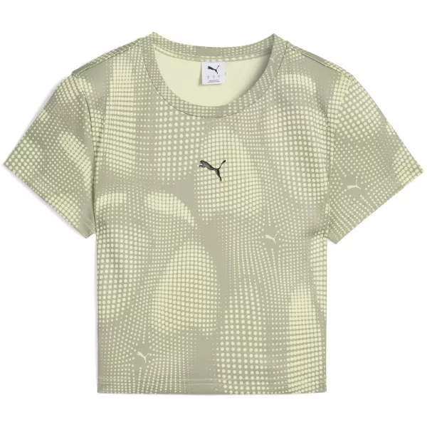  Tricou pentru femei PUMA DARE TO AOP BABY TEE 63214582 ARMATA LUX 