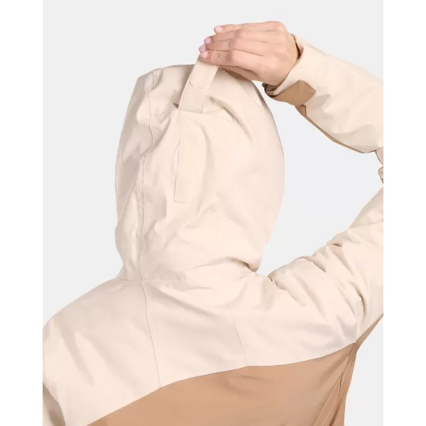  Jachetă de schi pentru femei KILPI FLIP-W ZL0110KI BEJ 