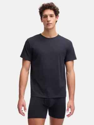 Tricou pentru bărbați UNDER ARMOUR M UA PERF COTTON CREW NECK-2PK 6007621-001 NEGRU