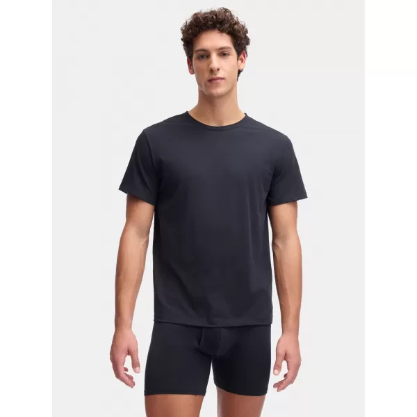  Tricou pentru bărbați UNDER ARMOUR M UA PERF COTTON CREW NECK-2PK 6007621-001 NEGRU 