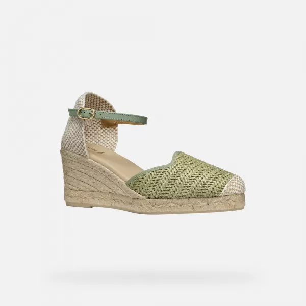  Sandale de dama GEOX GELSA LOW VERDE DESCHIS 