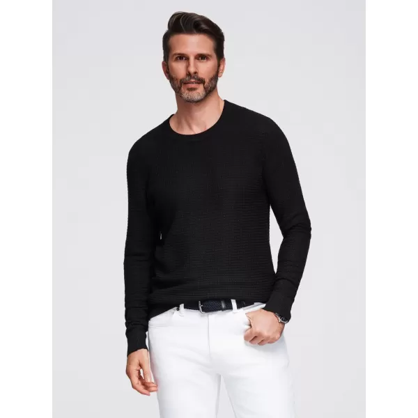  Pulover pentru bărbați OMBRE OM-SWSW-0181 NEGRU 