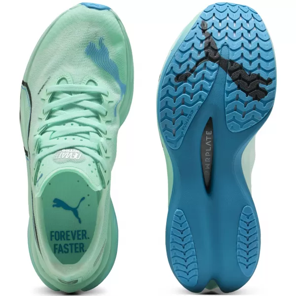  Doamne PUMA DEVIATE NITRO ELITE 3 WNS 30981007 MINT TOP/SPEED ​​BLUE 