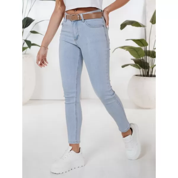  Pantalonii pentru doamne DSTREET UY2679 ALBASTRU 