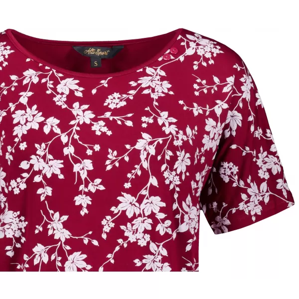  Tricou de damă ALTISPORT GYLDA BURGUNDIA 