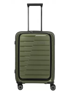 Valiză TRAVELITE AIR BASE 4W S FRONT POCKET MĂSLINE