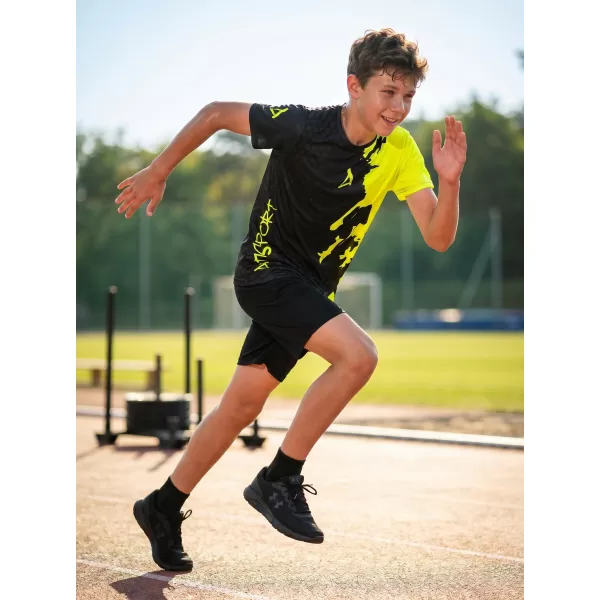  Premium funcțional pentru copii ALTISPORT VOJ/ALM112TR01 GALBEN-FLUX NEGRU 
