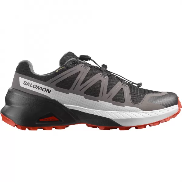  Pantofi pentru bărbați SALOMON SPEEDCROSS PEAK GORE-TEX NEGRU/CASTLEROCK/ROȘIE CHERRY 