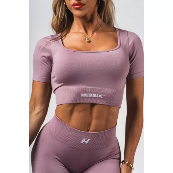  Crop top model fără sudură FLOW SEAMLESS 499 PINK Nebbia 