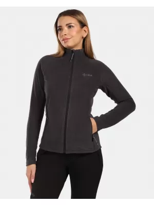 Hanorac de damă din fleece KILPI GLAMER-W ZL0210KI NEGRU