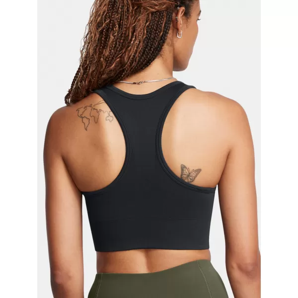 Sutien de damă UNDER ARMOUR VANISH SEAMLESS MID BRA 1384419-001 NEGRU 