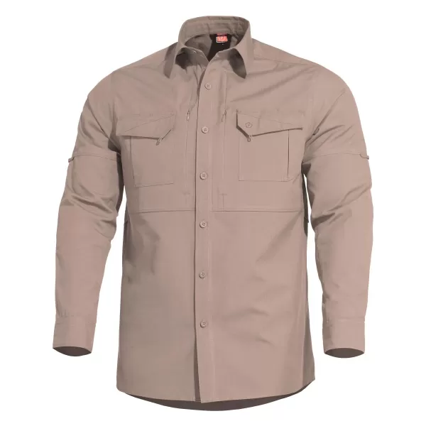  Cămașă pentru bărbați PENTAGON PLATO SHIRT K02019 KAKI 