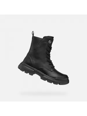 Botine pentru fete GEOX JUNETTE J56HVB000BCC9999 NEGRU