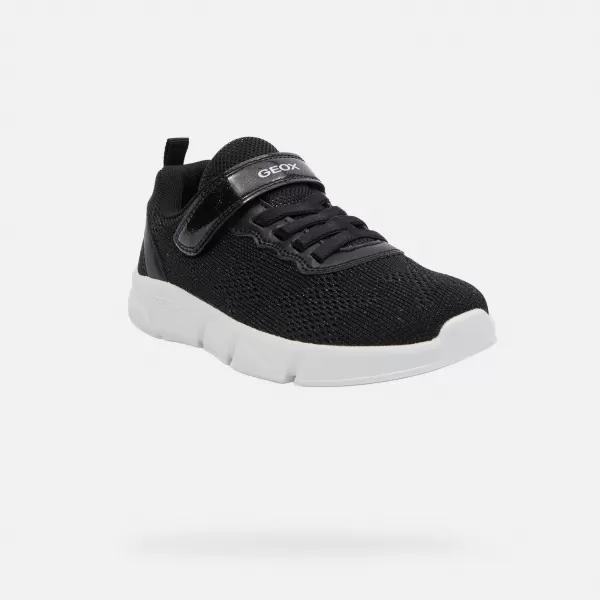  Adidași pentru fete GEOX ARIL NEGRU 