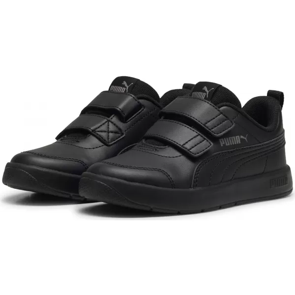  Pantofi pentru bebeluși PUMA COURTFLEX V3 V PS 39764201 PUMA NEGRU/NEGRU/FONTĂ 