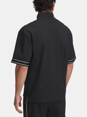 Tricou pentru bărbați UNDER ARMOUR COURTSIDE SHIRT 1390122-001 NEGRU