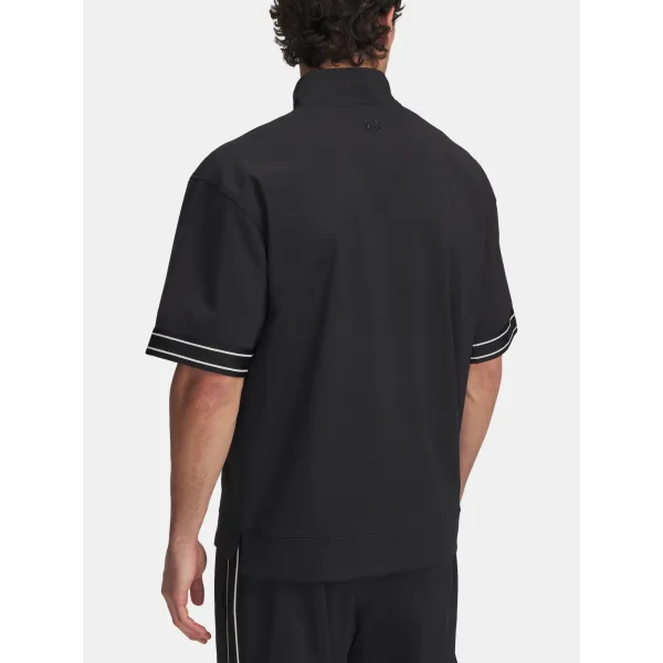  Tricou pentru bărbați UNDER ARMOUR COURTSIDE SHIRT 1390122-001 NEGRU 