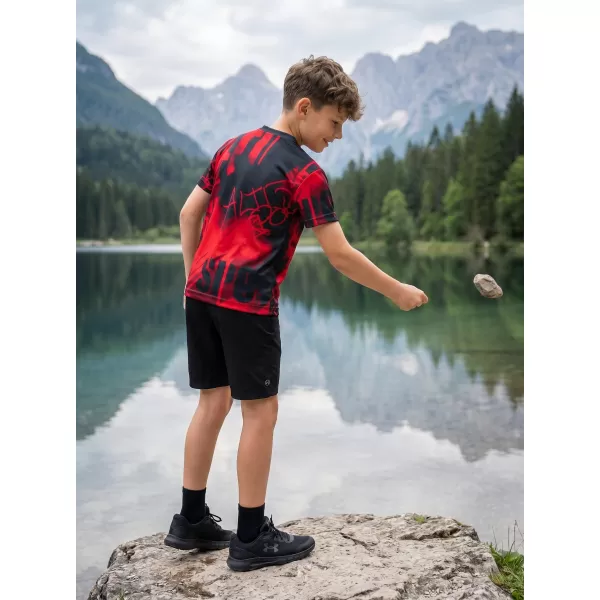  Premium funcțional pentru copii ALTISPORT VOJ/ALK076TR01 ROȘU -BLACK 