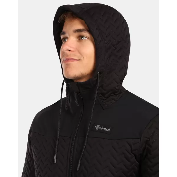  Hanorac pentru bărbați din fleece KILPI NEVIA-M ZM0215KI NEGRU 